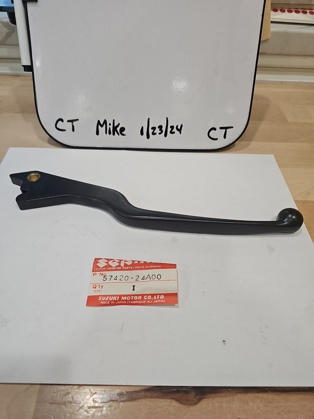 Oem Suzuki 57420-24A00 Brake Lever Nos