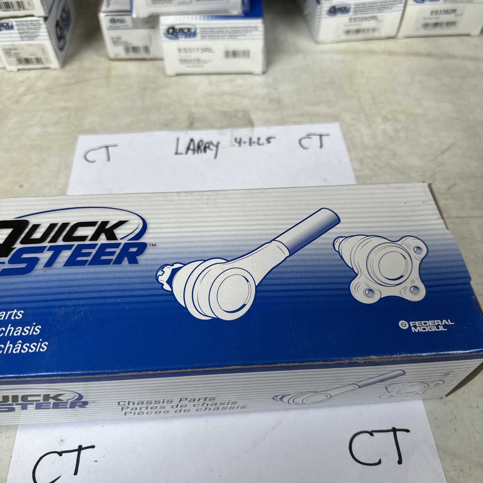 One New QuickSteer Steering Tie Rod End Left Outer ES2946L for Honda