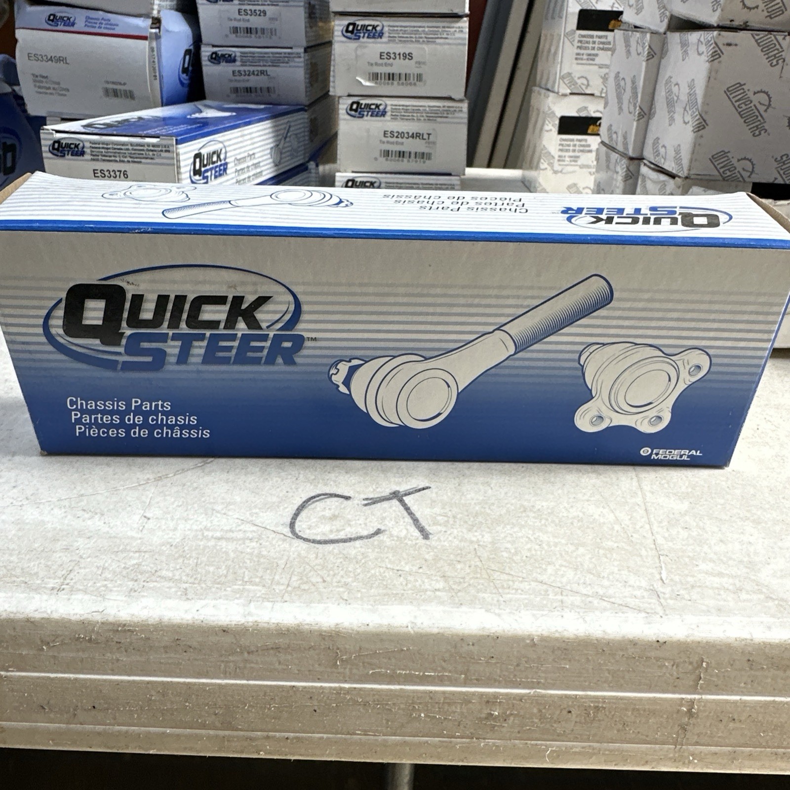 One New QuickSteer Steering Tie Rod End Outer ES3254RL for Chevrolet GMC