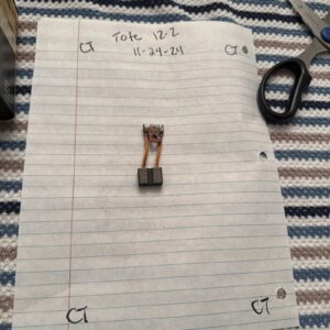 One STARTER MOTOR BRUSH 1934 - 1937 CADILLAC & 1947 - 1956 GMC D-751 GM 38367