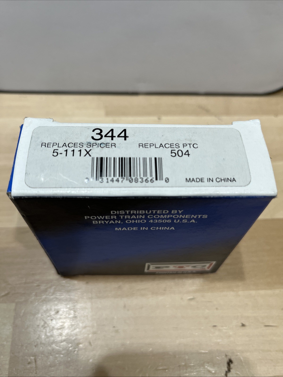 PTC Universal Joint Kit PT 344 Replaces Spicer 5-111X / Precision 504 - Image 3