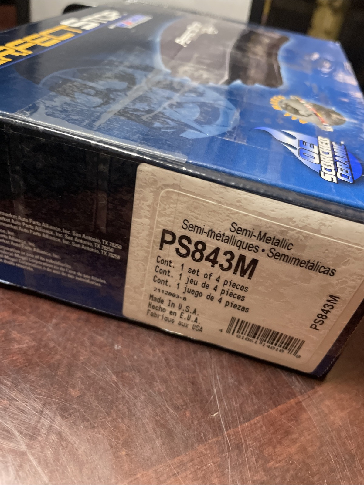Perfect Stop PS843M Semi Metallic Brake Pads - Image 3
