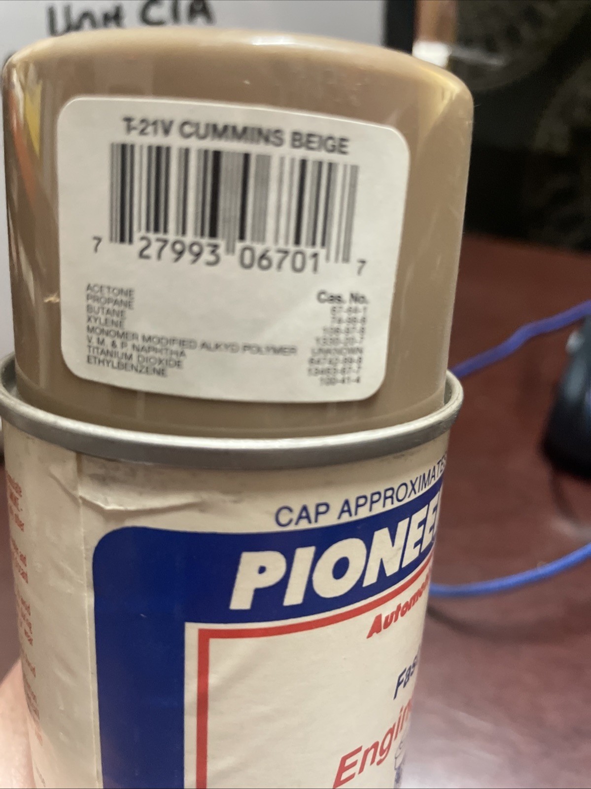 Pioneer Fast Drying Engine Enamel T-21V Cummins Beige - Image 3