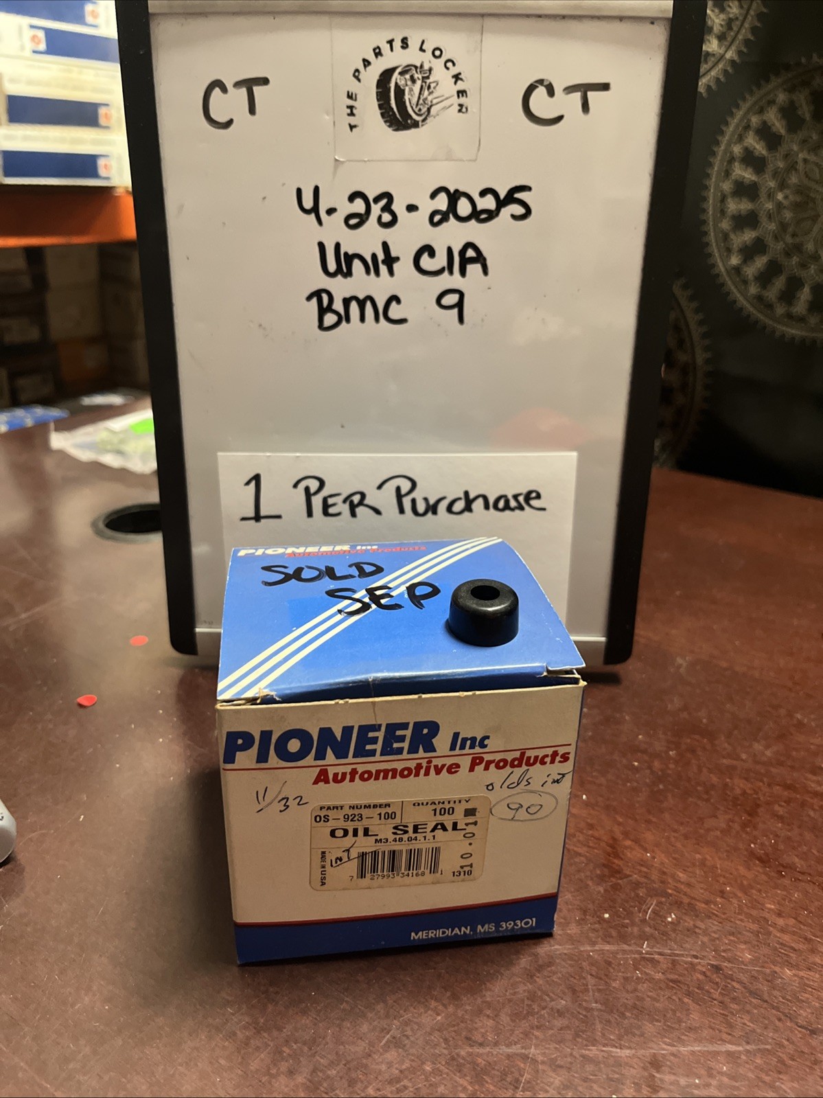 Pioneer Oil Seal OS-923 (Sold Individually)