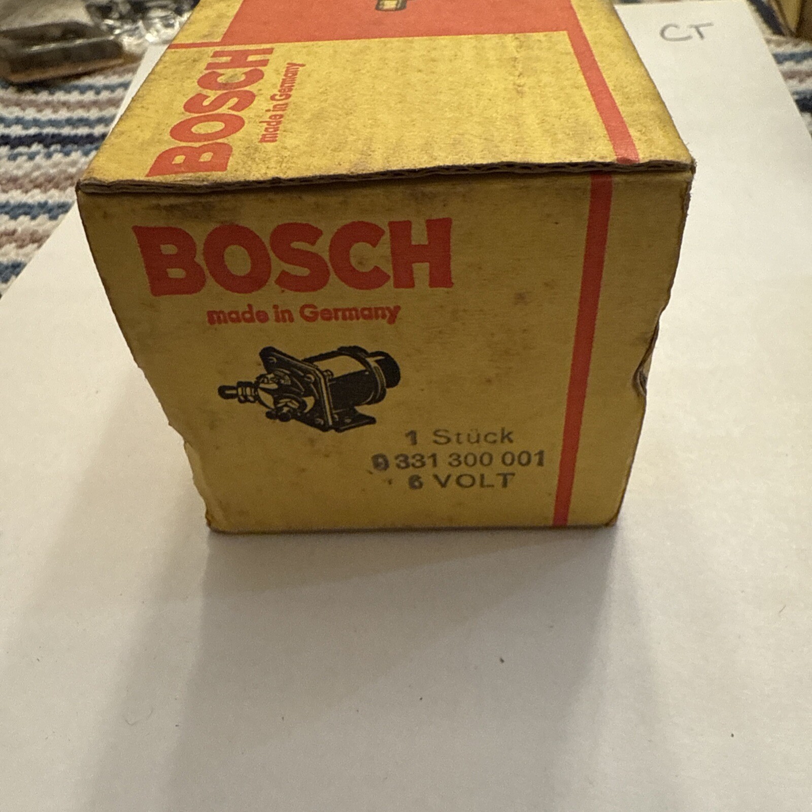 Porsche 356B VW Type 1 Starter Solenoid 6V New Bosch 0331300001 - Image 3