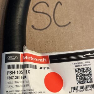 Power Steering Return Line Hose Assembly Motorcraft PSH-105, F85Z-3691-BA