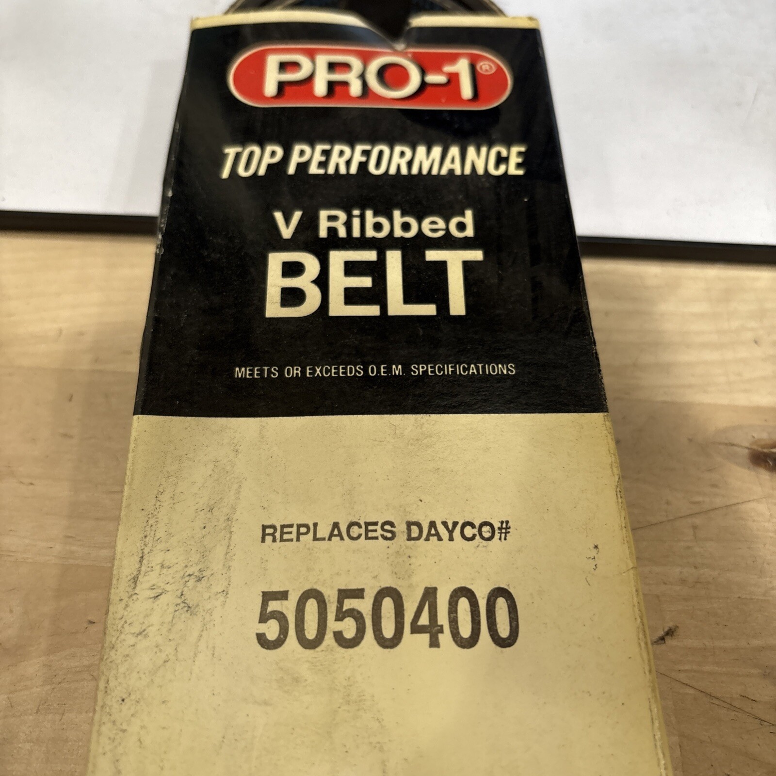 Pro-1 V Ribbed Serpentine Belt Replaces Dayco 5050400 & Gates K050400 - Image 3