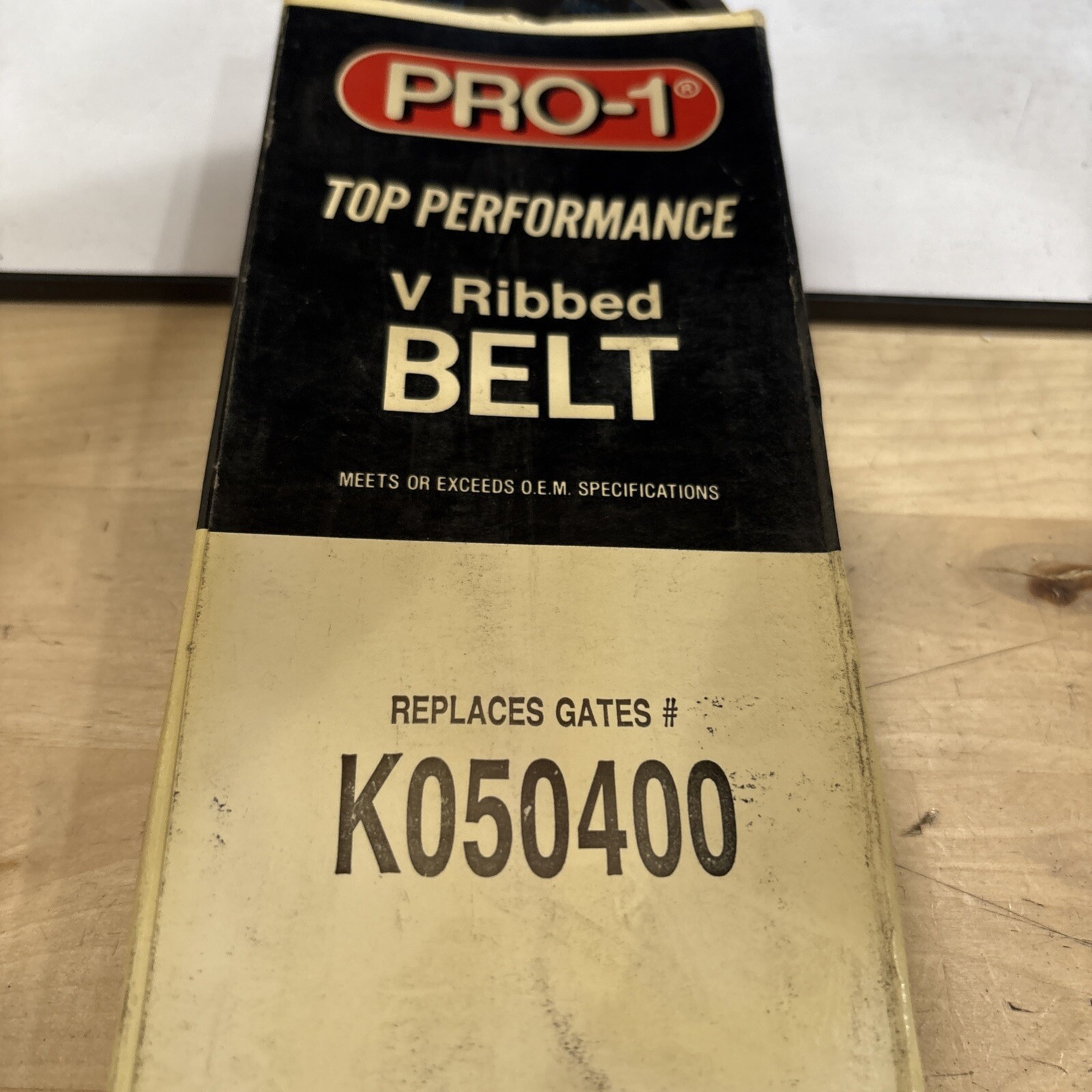 Pro-1 V Ribbed Serpentine Belt Replaces Dayco 5050400 & Gates K050400 - Image 4
