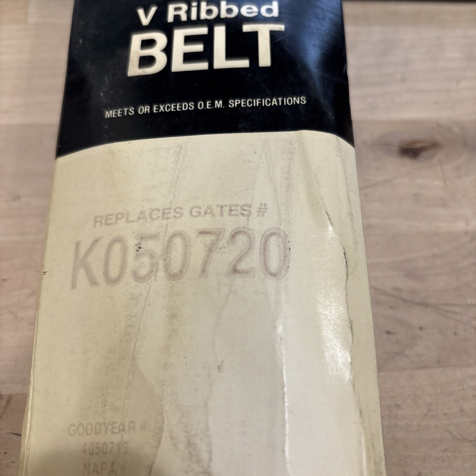 Pro-1 V Ribbed Serpentine Belt Replaces Dayco 5050715 & Gates K050720 - Image 3