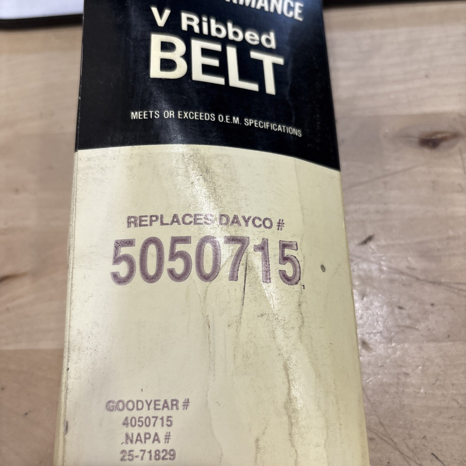 Pro-1 V Ribbed Serpentine Belt Replaces Dayco 5050715 & Gates K050720 - Image 4