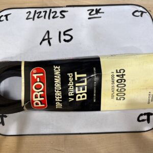 Pro-1 V Ribbed Serpentine Belt Replaces Dayco 5060945 & K060945