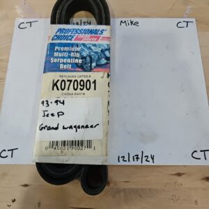 Professionals Choice Serpentine Belt-Premium OE Belt Replaces Gates K070901