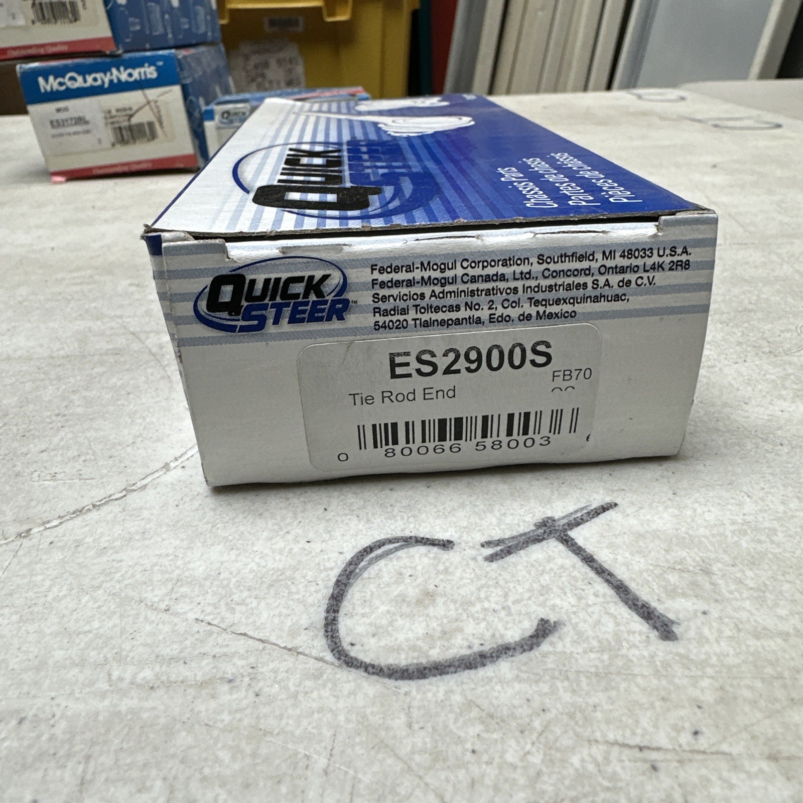 Quick Steer ES2900S Steering Tie Rod End