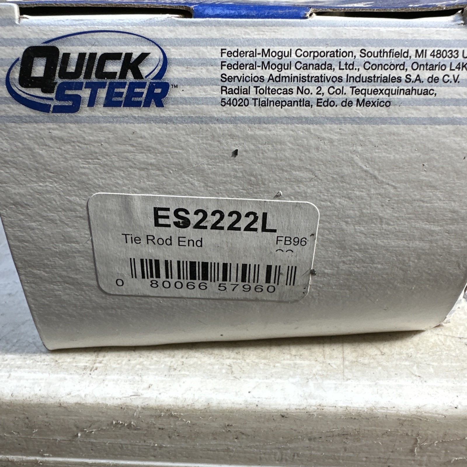 QuickSteer ES2222L Tie Rod End for Cherokee, Comanche, Wagoneer - Image 3