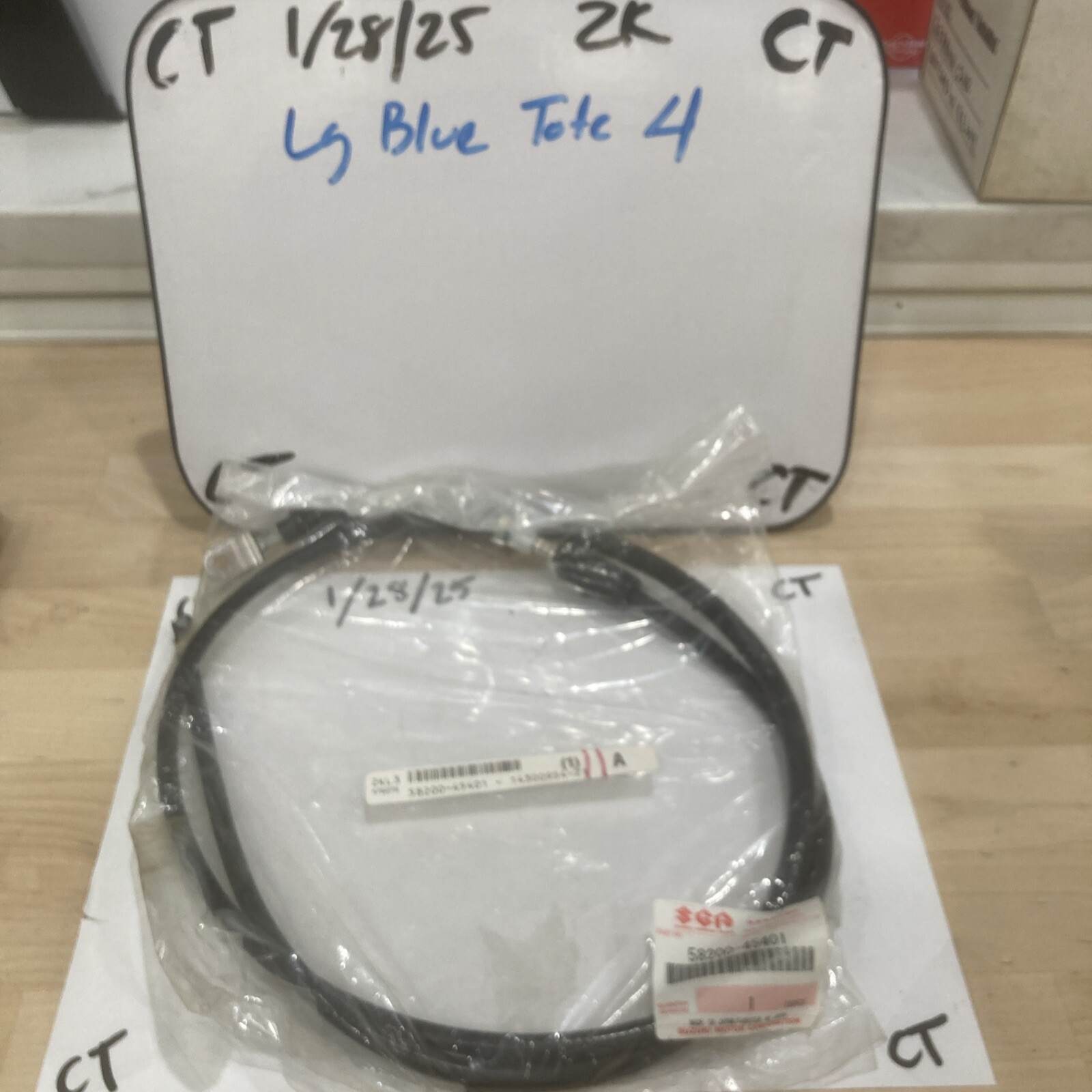 SUZUKI GS750 GS1100 NEW GENUINE CLUTCH CABLE 58200-45401