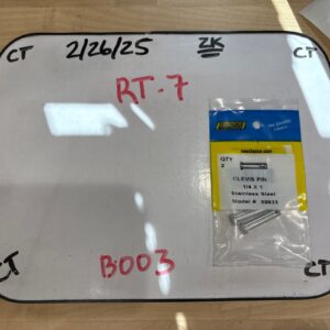 Seachoice Universal 1/4" x 1" Stainless Steel Clevis Pins 2/Bag 59833