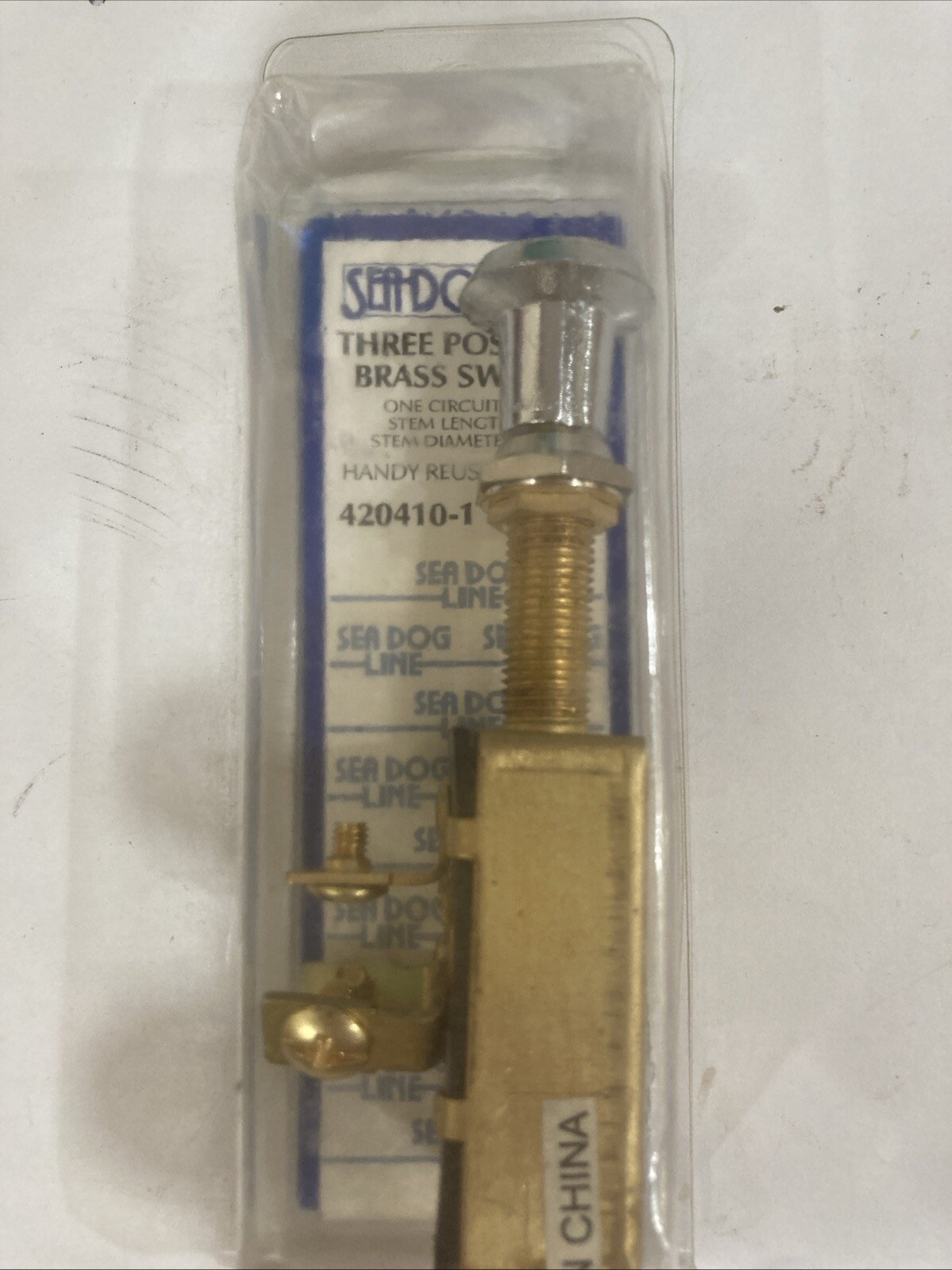 Seadog Three Pistons Brass Switch 420410-1 - Image 3