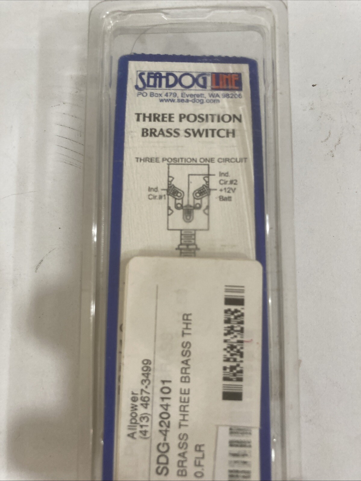 Seadog Three Pistons Brass Switch 420410-1 - Image 4