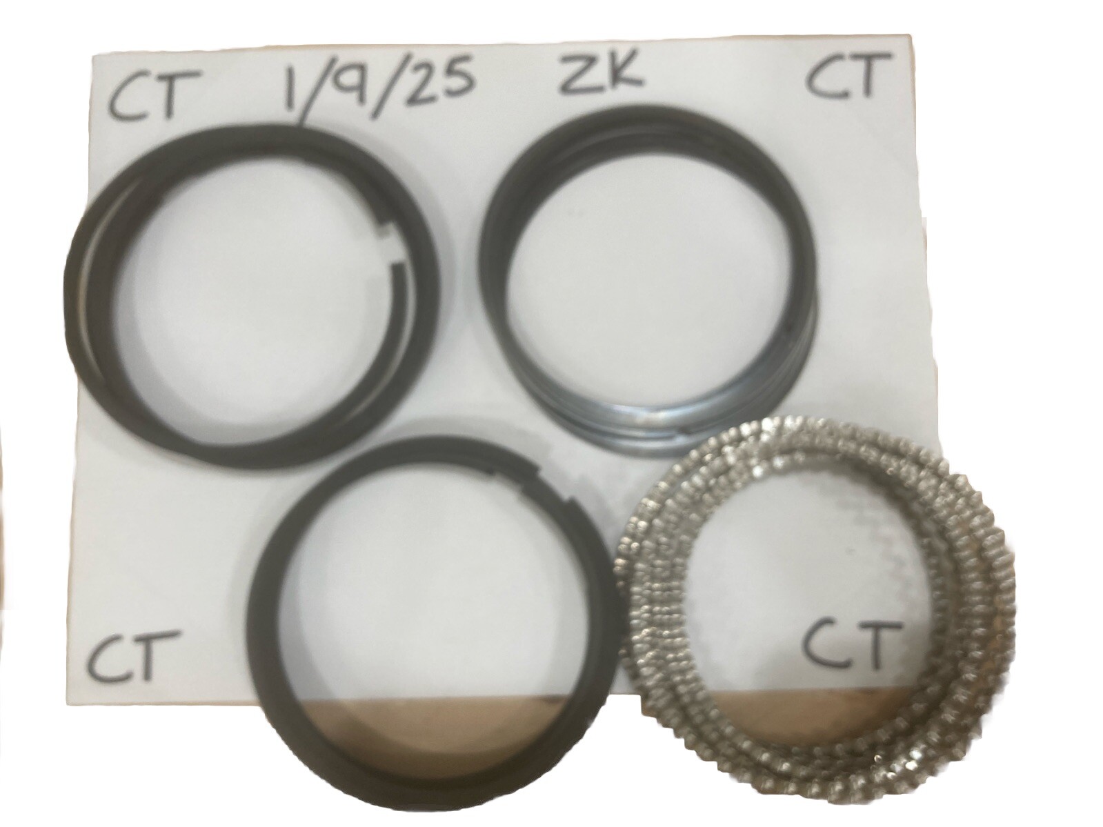 Sealed Power E243K30 SBC Chevy 400 377 Moly Piston Rings 30 over 4.155" Bore - Image 4