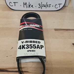 Serpentine Belt-Automotive V-Ribbed Belt (Standard) Roadmax 4K355AP