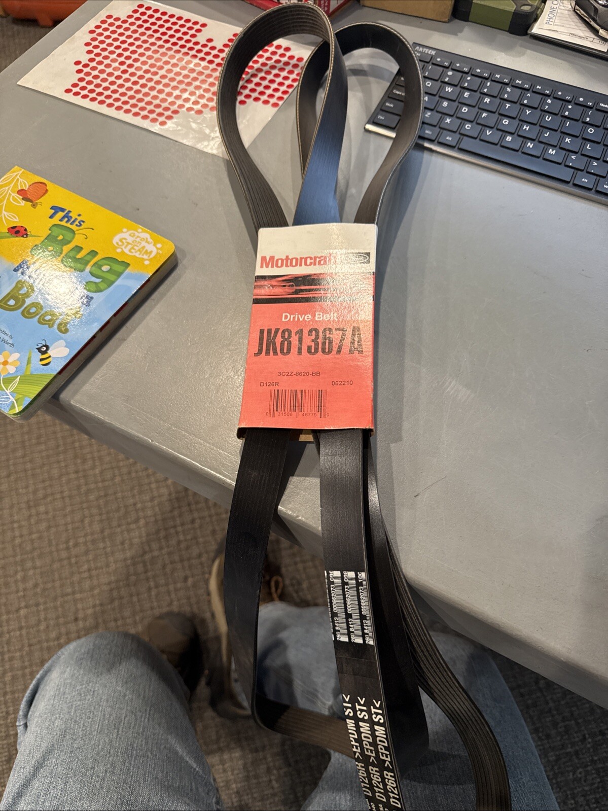 Serpentine Belt-FleetRunner Heavy Duty Micro-V Belt Gates K081359HD - Image 4