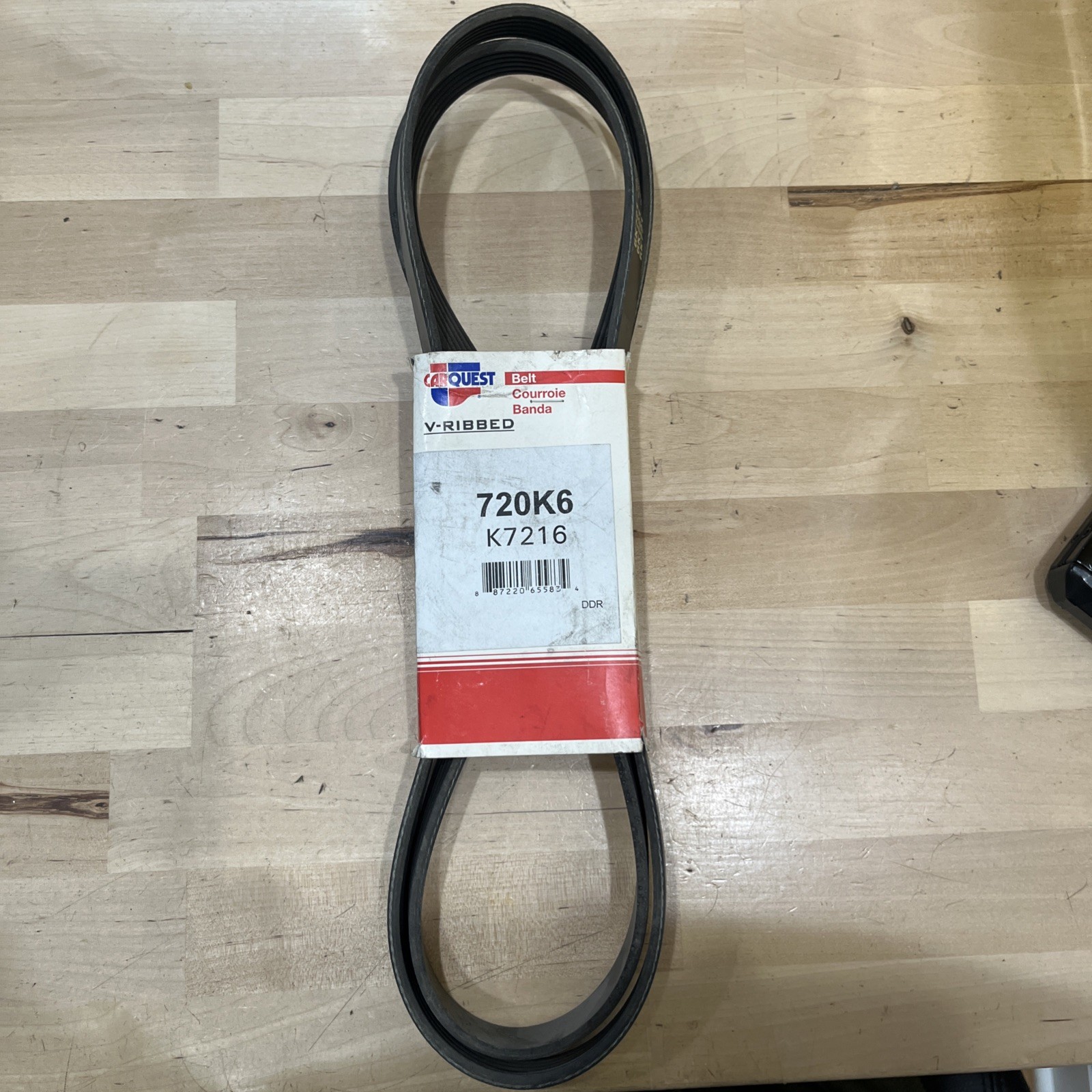 Serpentine V-Ribbed Belt CARQUEST/DRIVEWORKS K7216/720K6 - Image 3