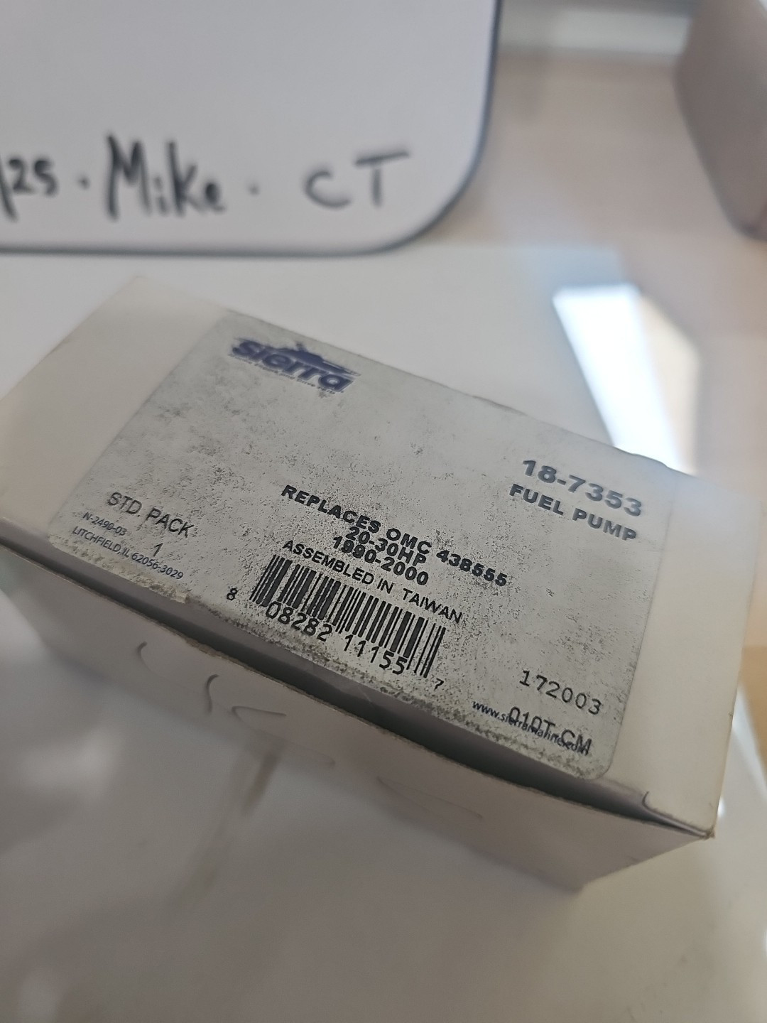 Sierra 18-7353 Fuel Marine Pump Replaces OMC 438555 - Image 5