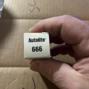 Spark Plug-Copper Resistor Autolite 666 NOS
