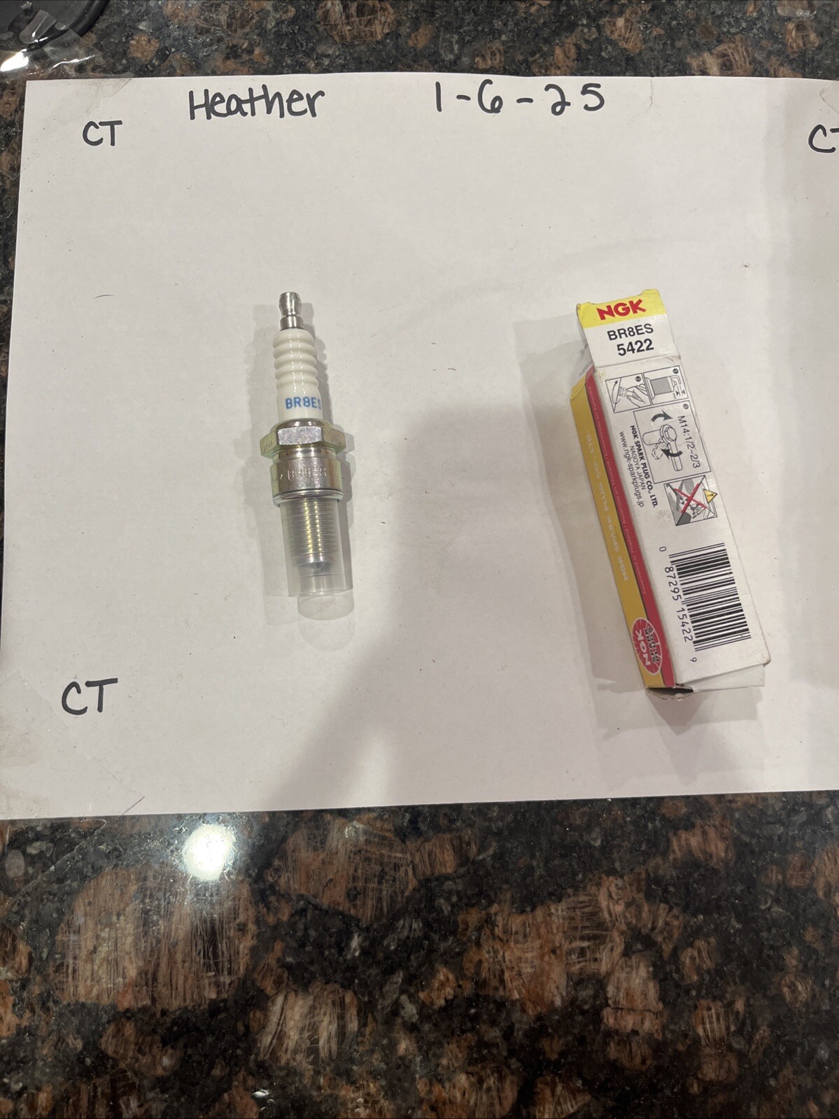 Spark Plug-Standard NGK 5422 BR8ES - Image 4