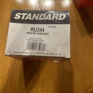 Standard Ignition RU344 HVAC Blower Motor Resistor P/N: RU-344 - New Old Stock