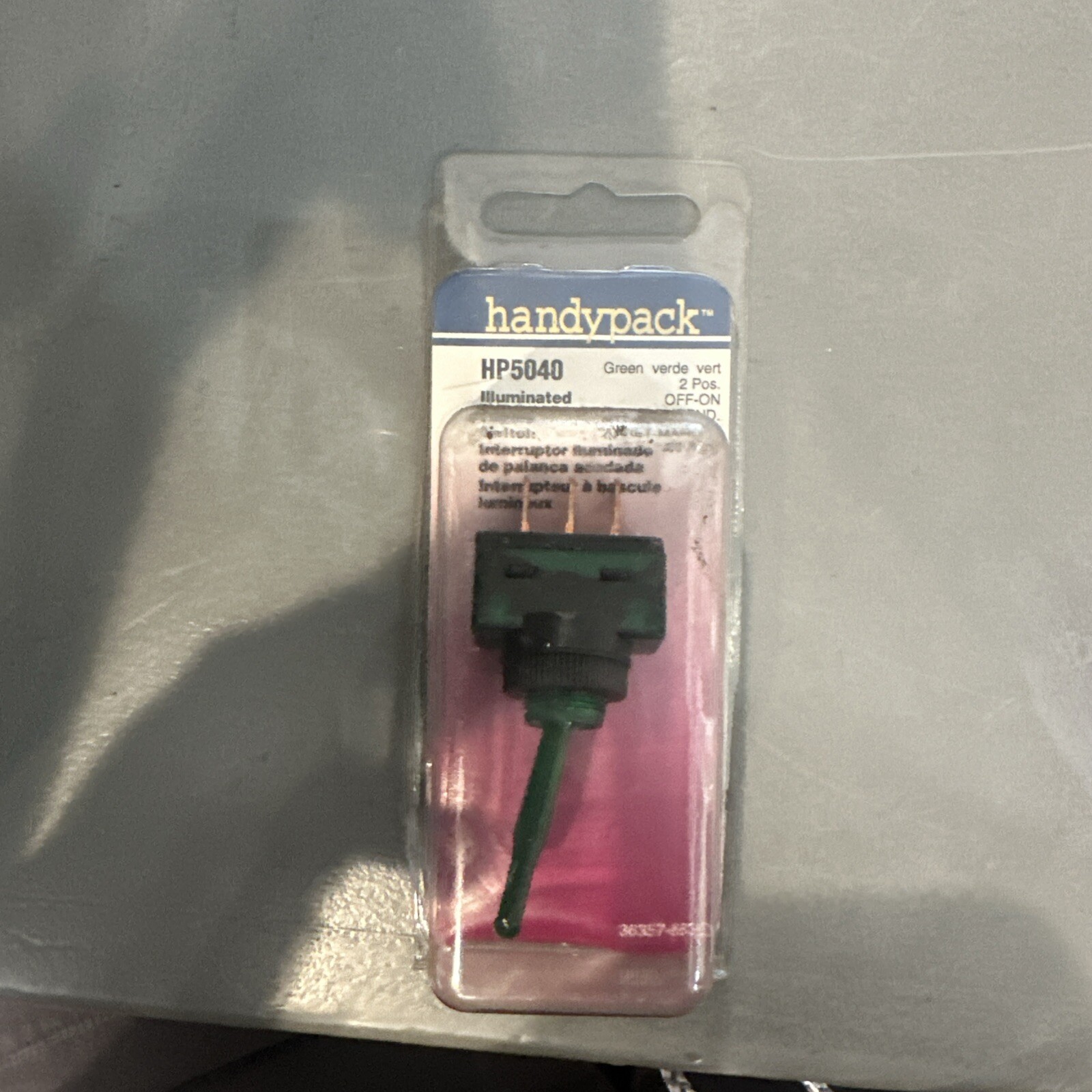 Standard Motor Pigtail And Socket HP5040 Green Toggle Switch 20 Amp Illuminated