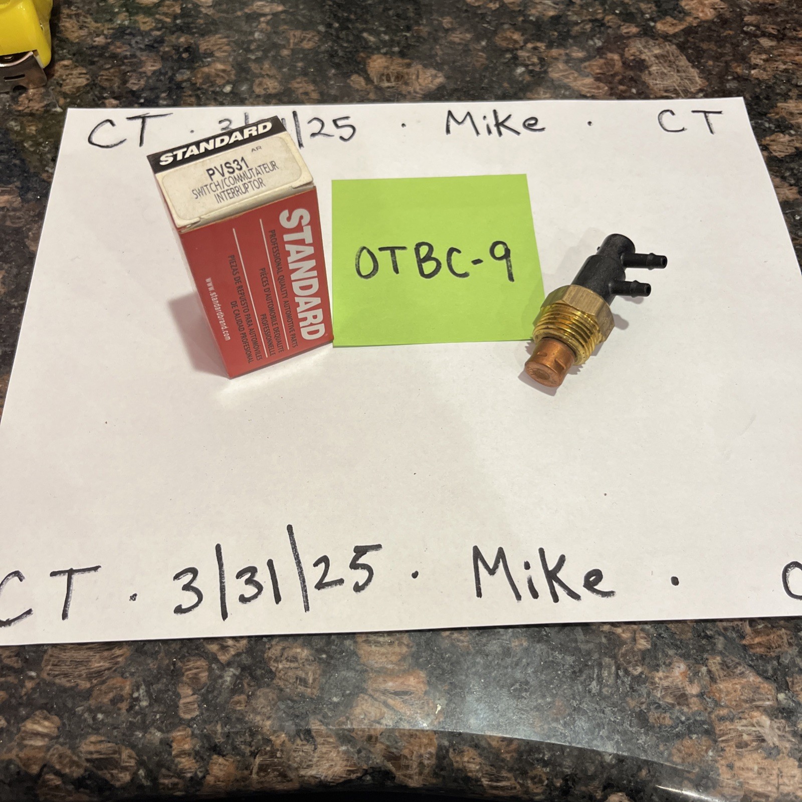 Standard PVS31 Ported Vacuum Switch