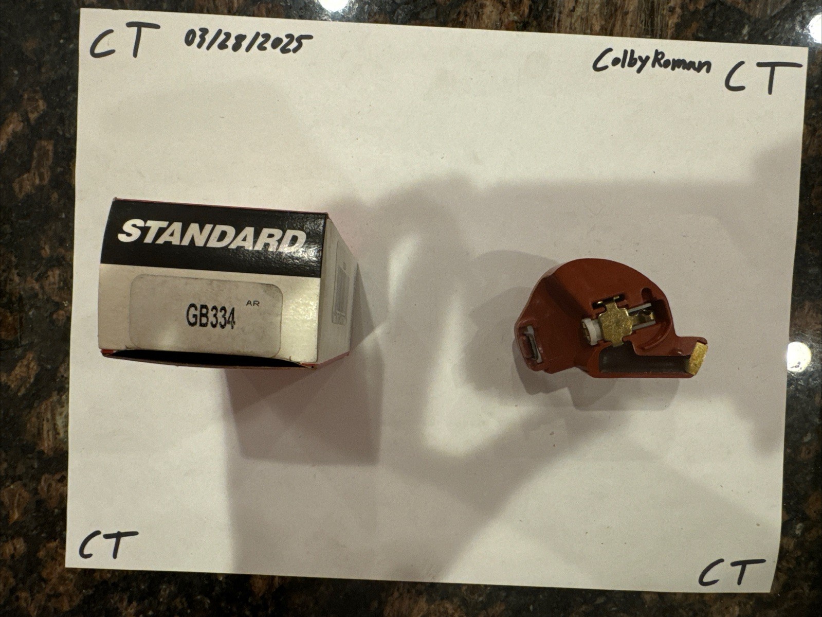 Standard Professional Quality Automotive Parts GB334