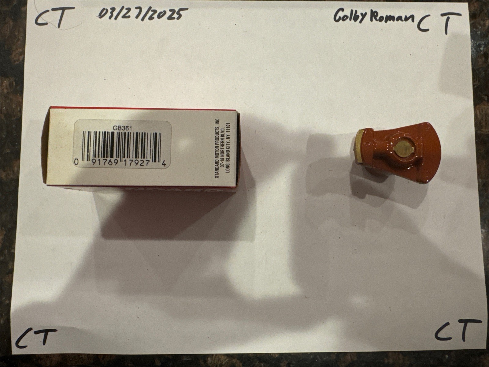 Standard Professional Quality Automotive Parts Rotor GB361 - Image 3