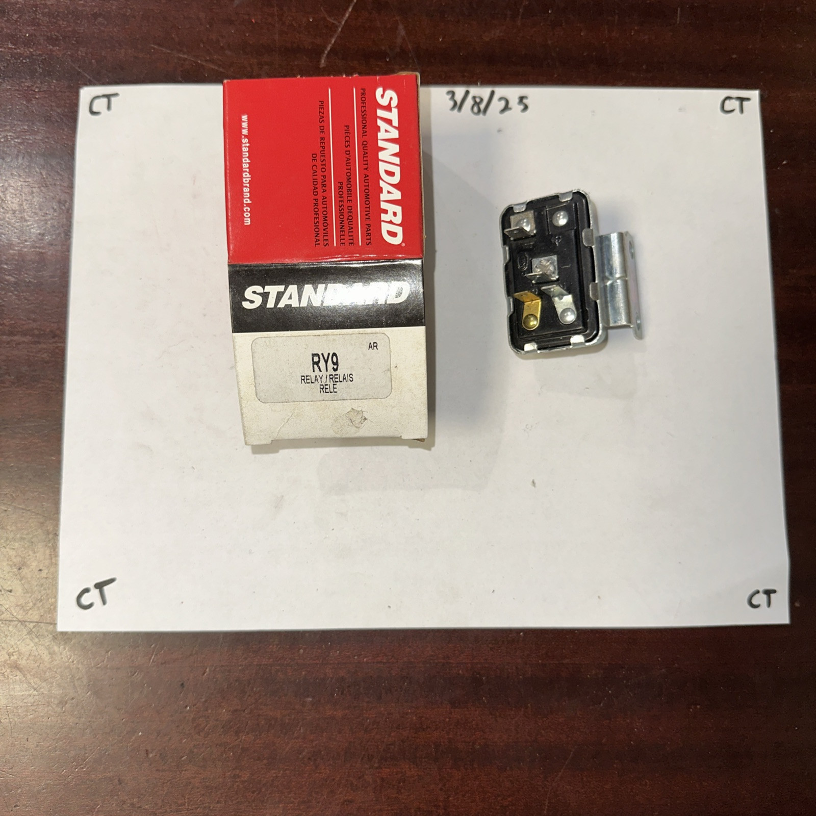 Standard RY9 HVAC Blower Relay