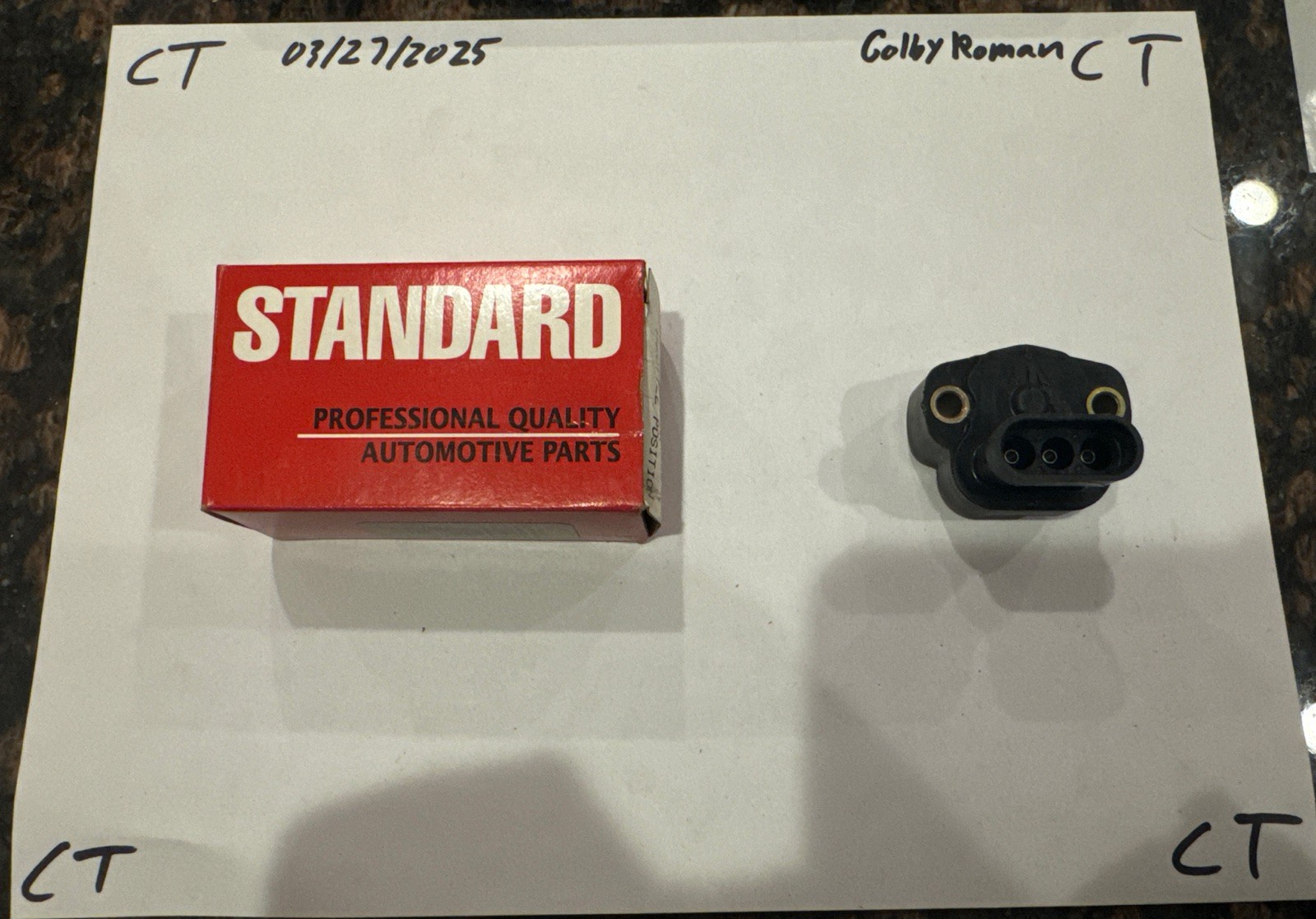 Standard Throttle Position Sensor fits 1984-90 Plym. Horizon Reliant Voyager