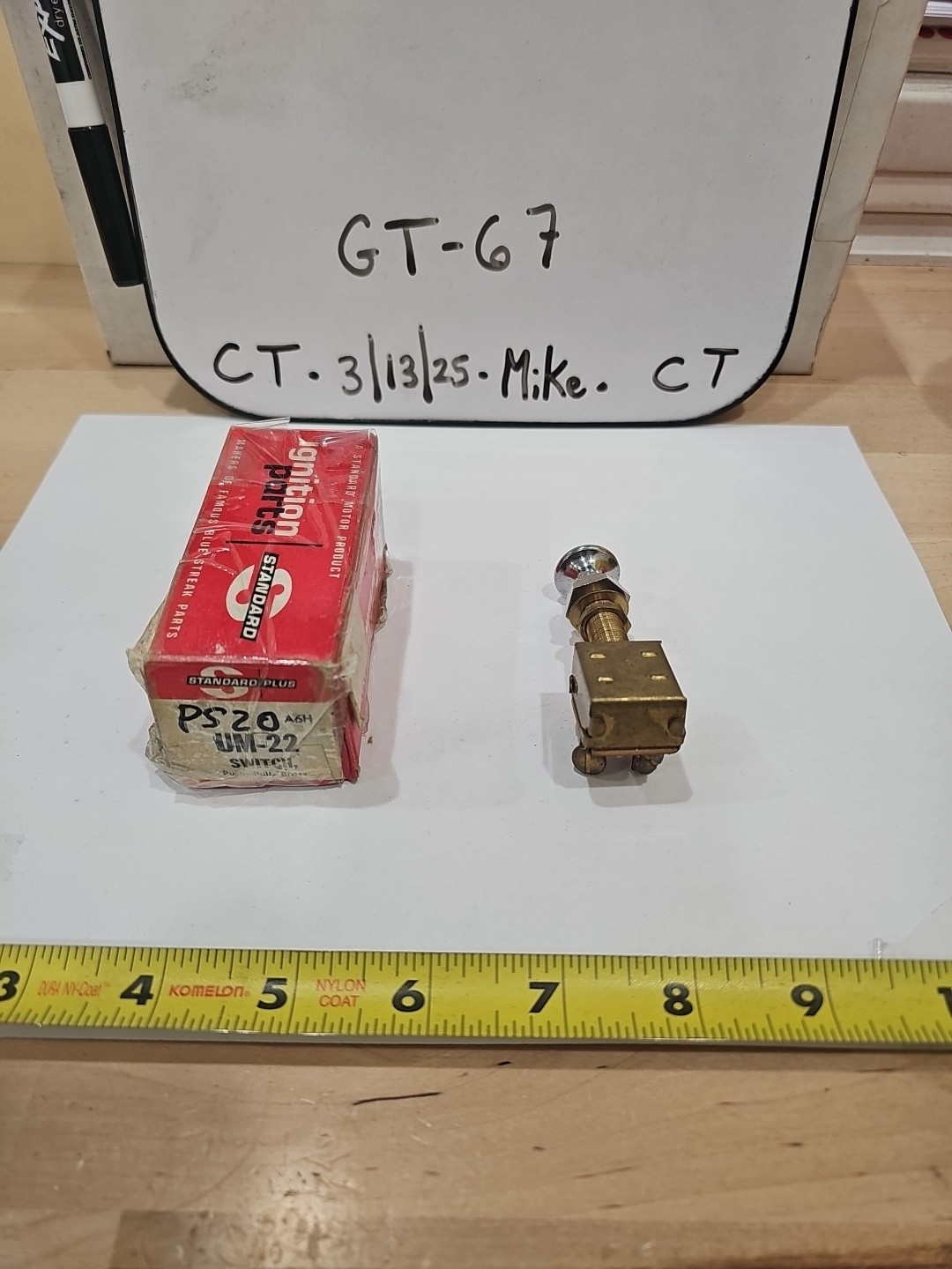 Standard UM-22 Brass Push-Pull Switch - Image 3