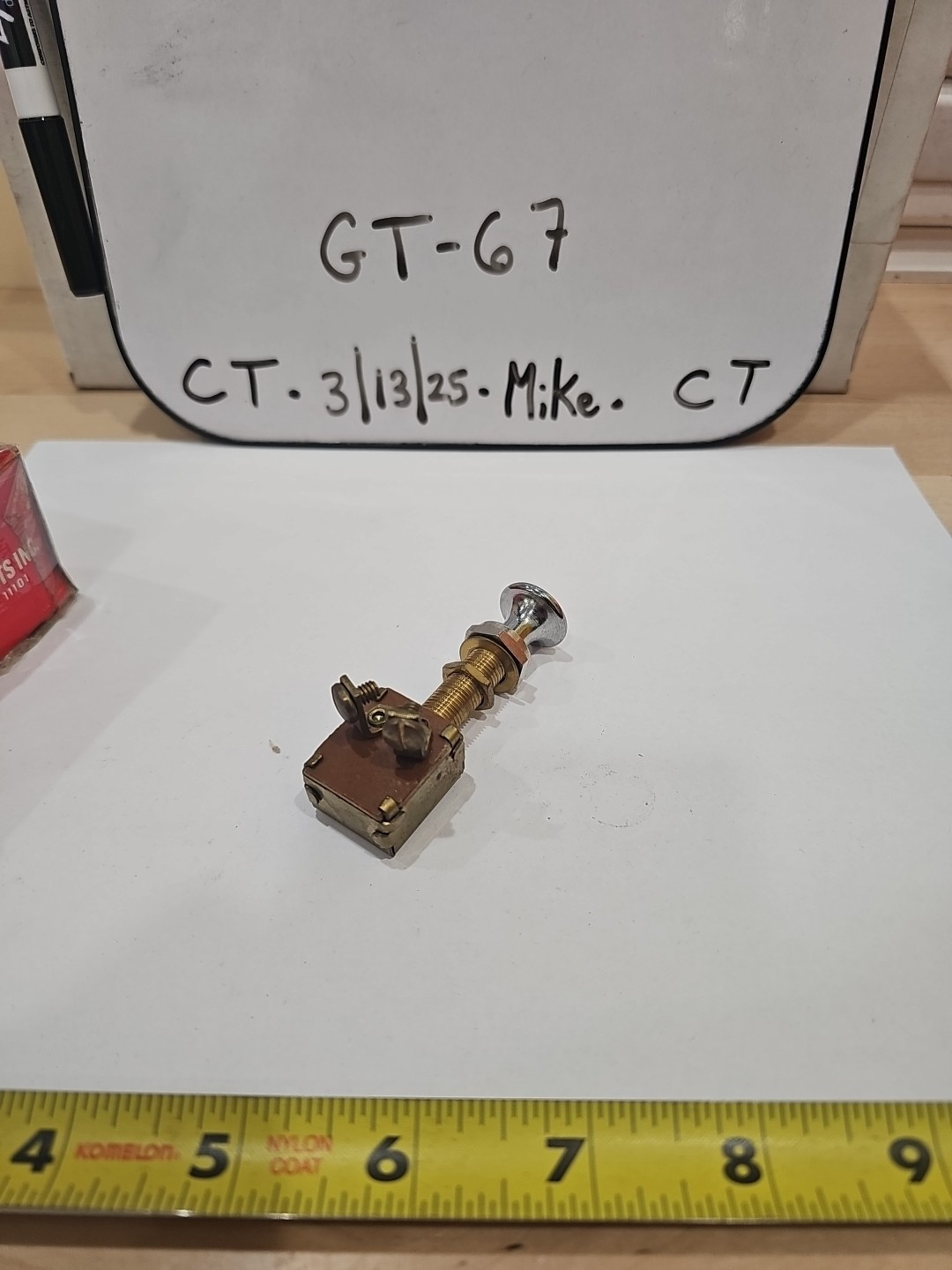 Standard UM-22 Brass Push-Pull Switch - Image 4