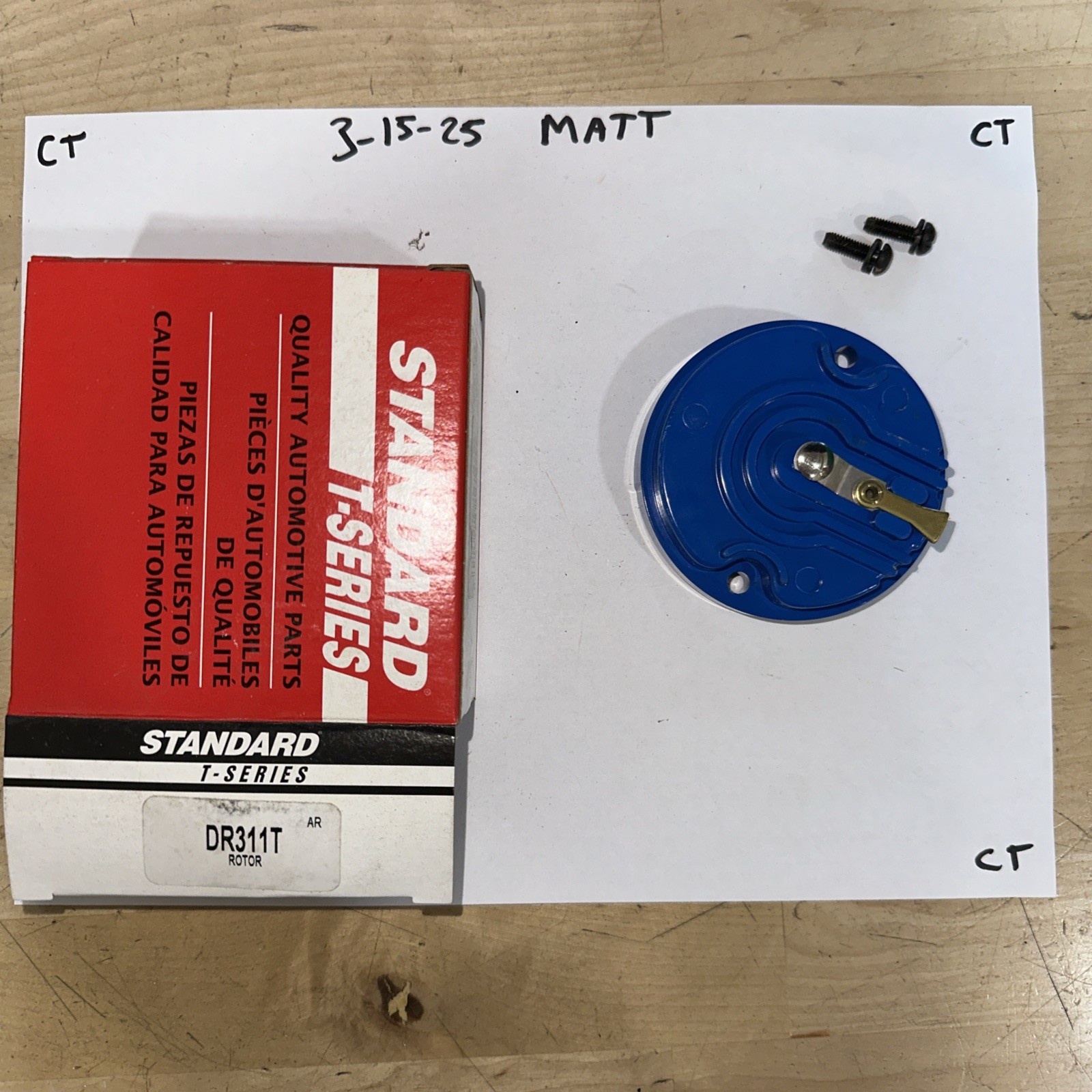 Standard/T-Series DR311T Distributor Rotor