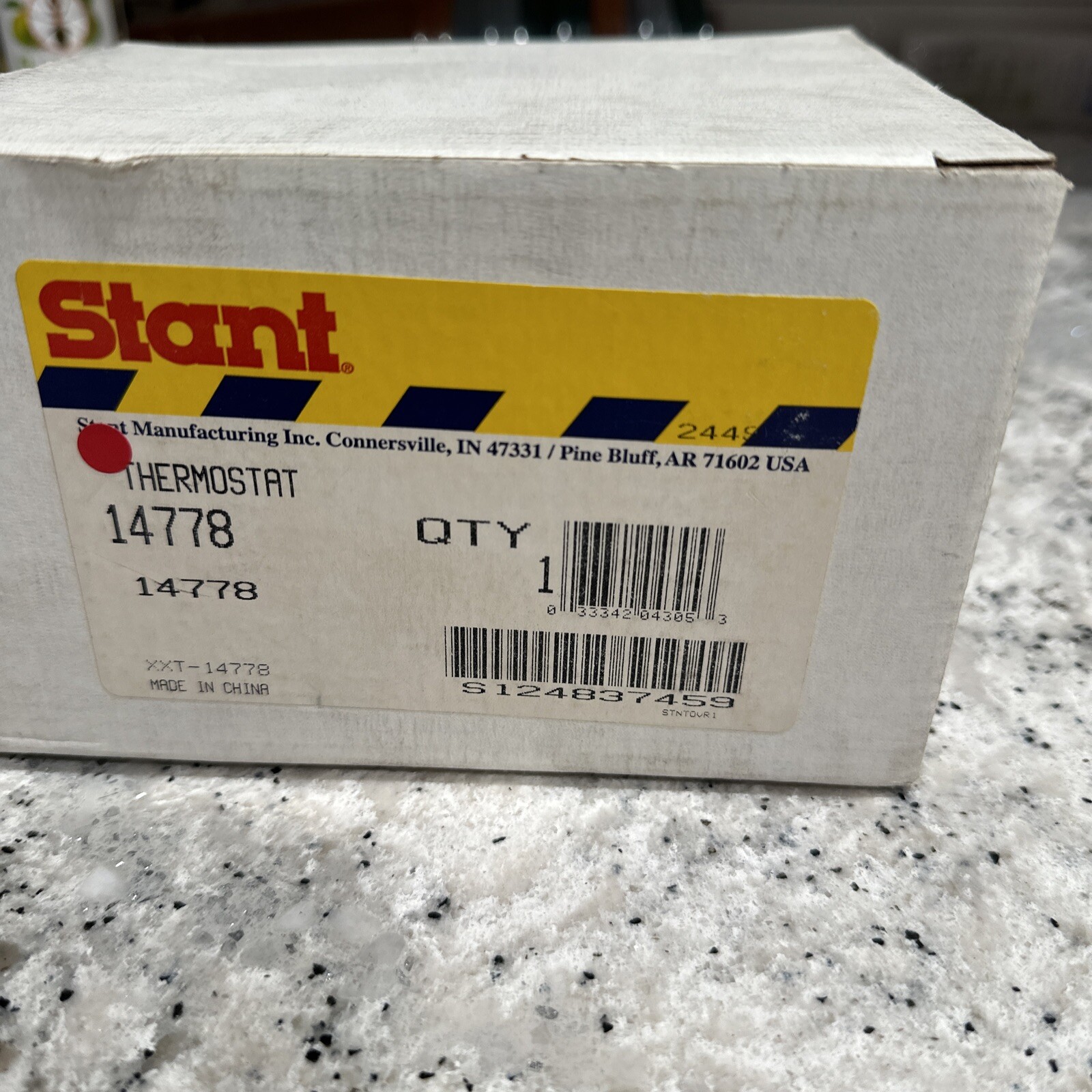 Stant 14778 Thermostat with Stainless Steel Assembly - 180 Degrees Fahrenheit