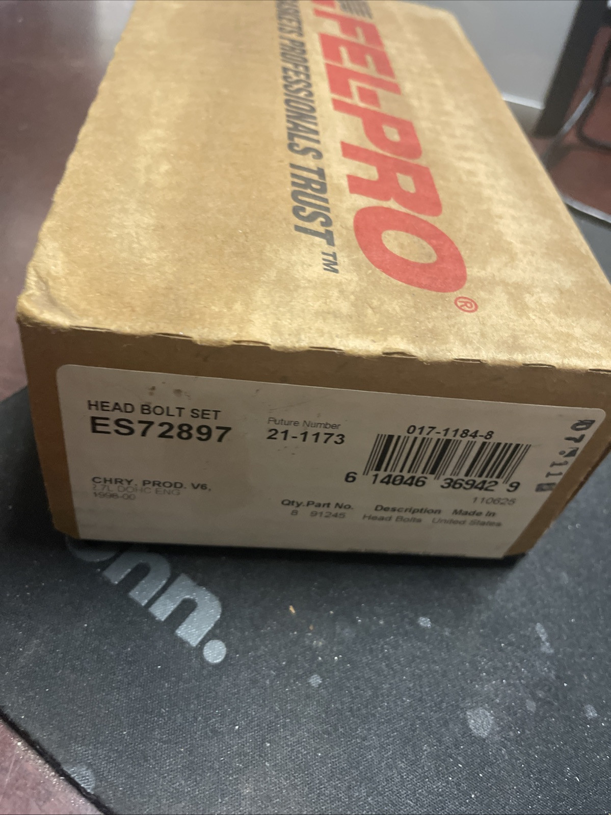 Stretch Head Bolt Set Fel-Pro ES72897 - Image 3