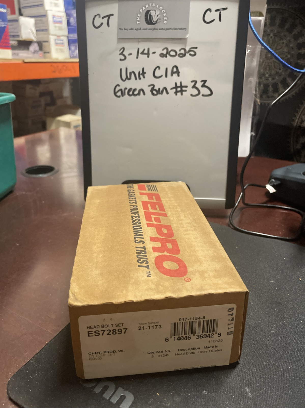 Stretch Head Bolt Set Fel-Pro ES72897