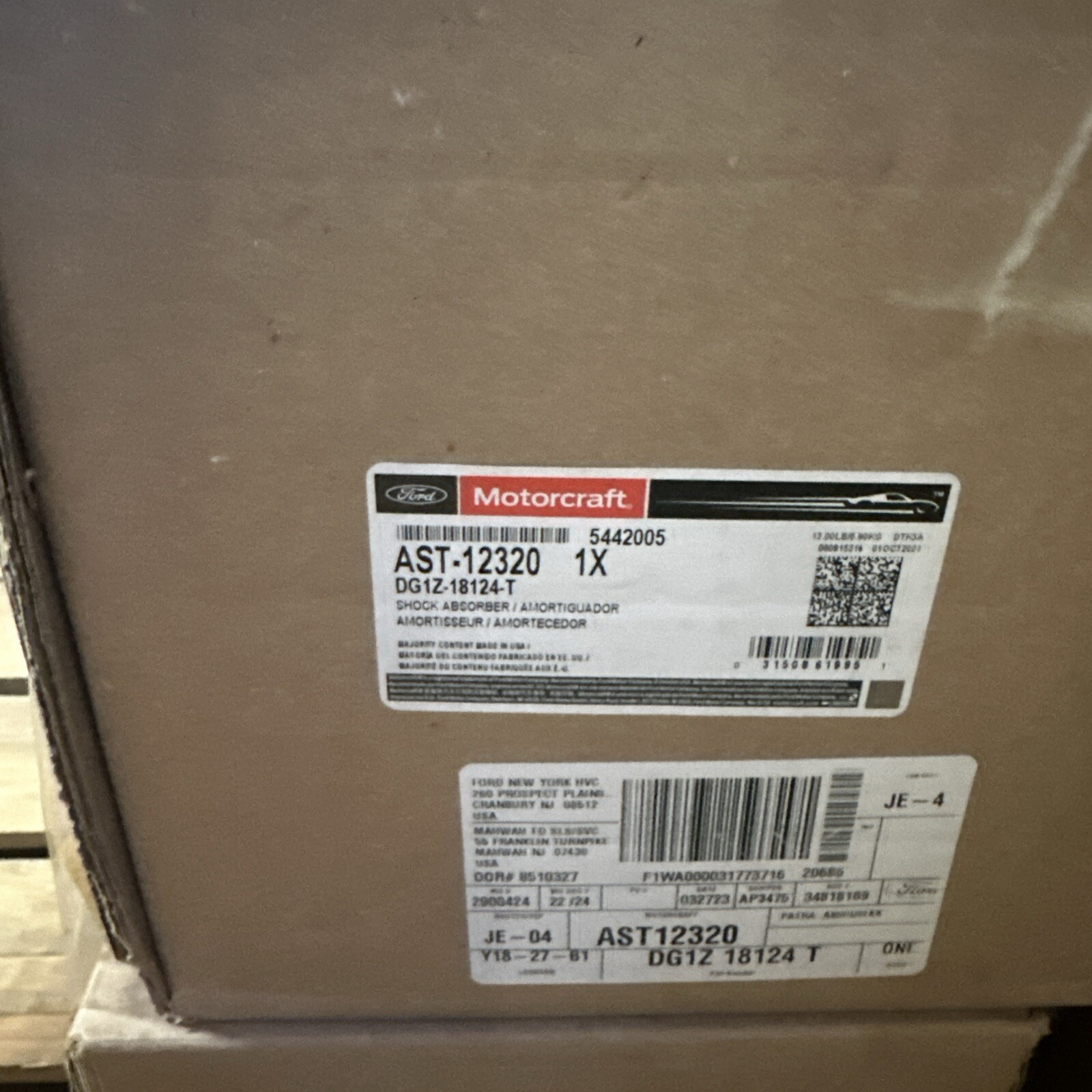 Suspension Strut Assembly-New Motorcraft AST-12320