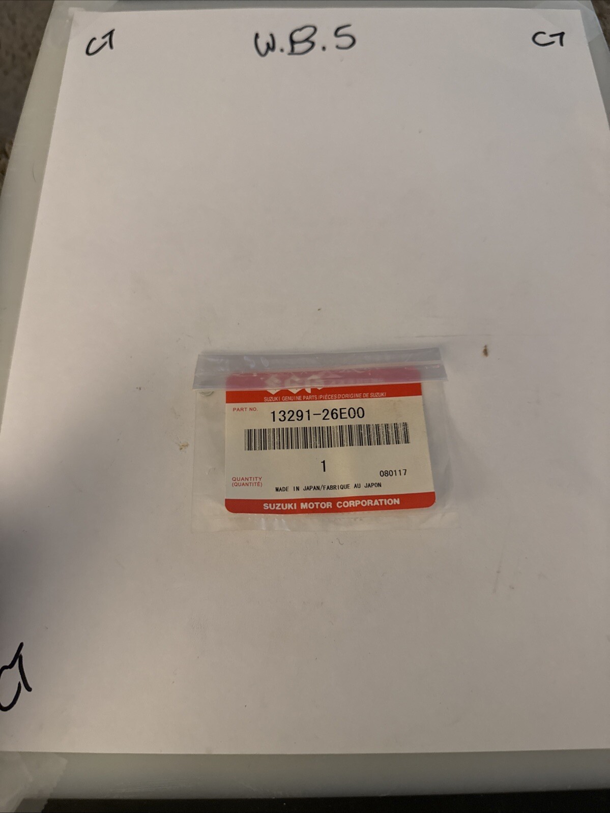 Suzuki Washer Part Number - 13291-26E00