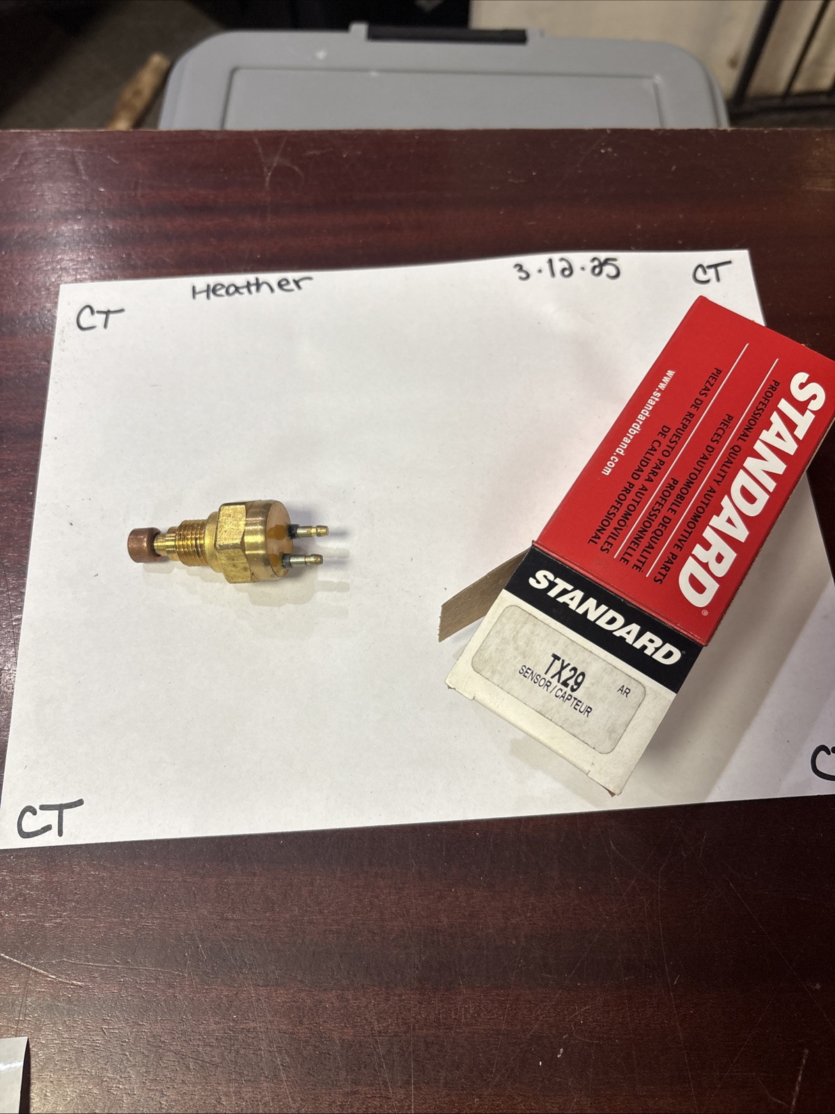 TX29 Standard Engine Cooling Fan Switch Coolant