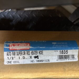 Thermoid 1875 Auto Red Coolant Heater Hose 1/2" I.D. Sold In 5 Foot Lengths