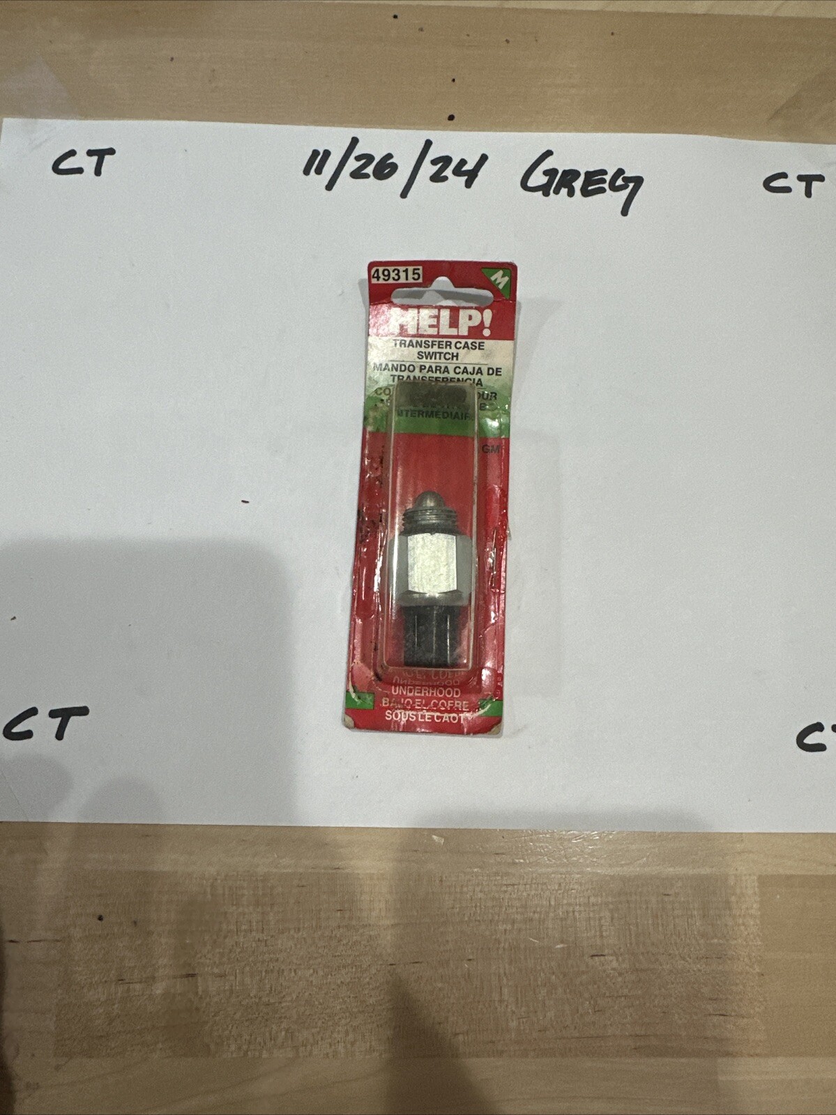 Transfer Case Switch Dorman 49315