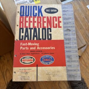 UP TO 1962 FORD FOMOCO ROTUNDA QUICK REFERENCE FACTORY PARTS CATALOG ORIGINAL