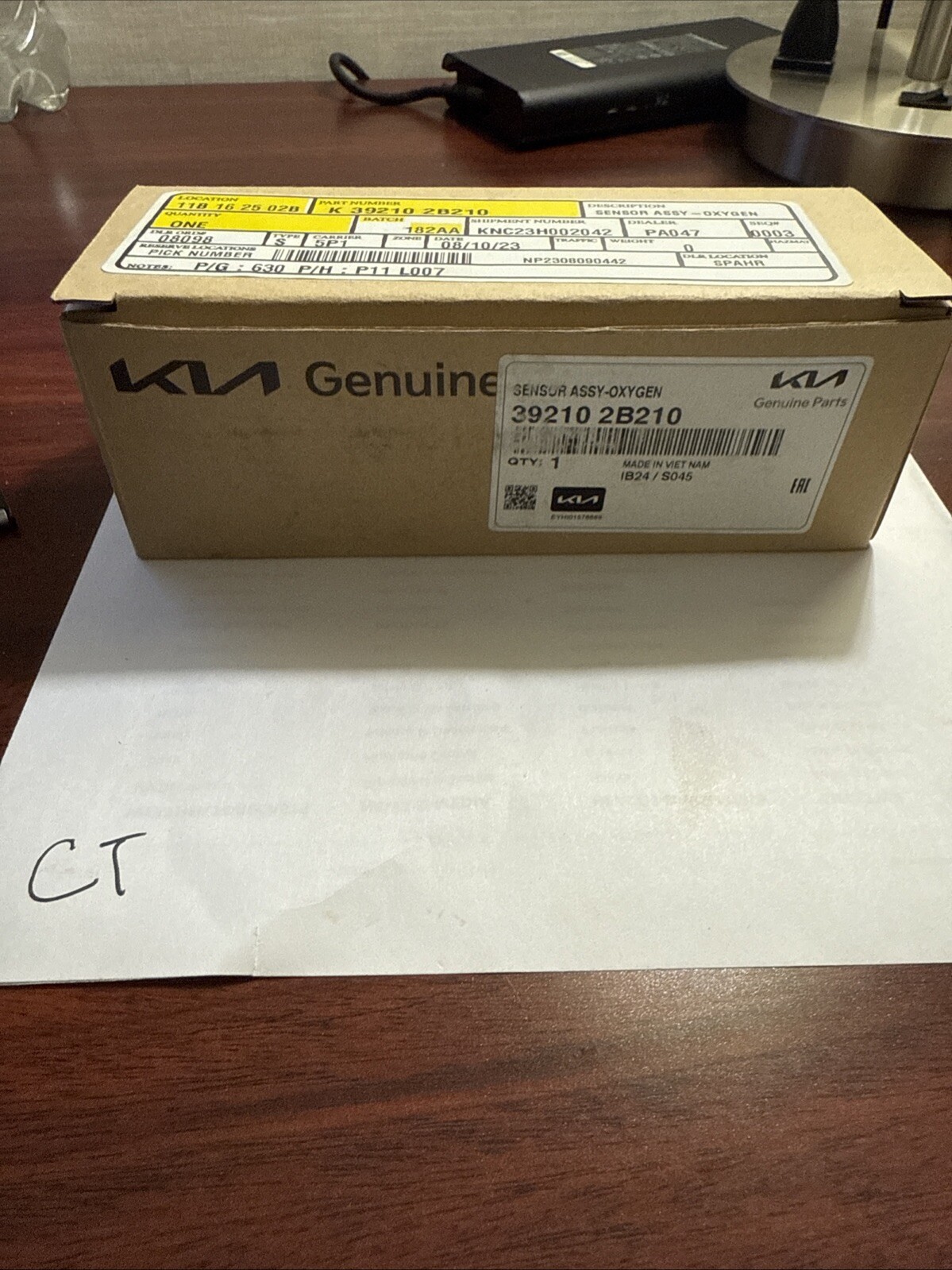 Upstream Oxygen Sensor OEM Hyundai Accent 2012-17 Kia Rio Soul 1.6L 39210-2B210 - Image 3