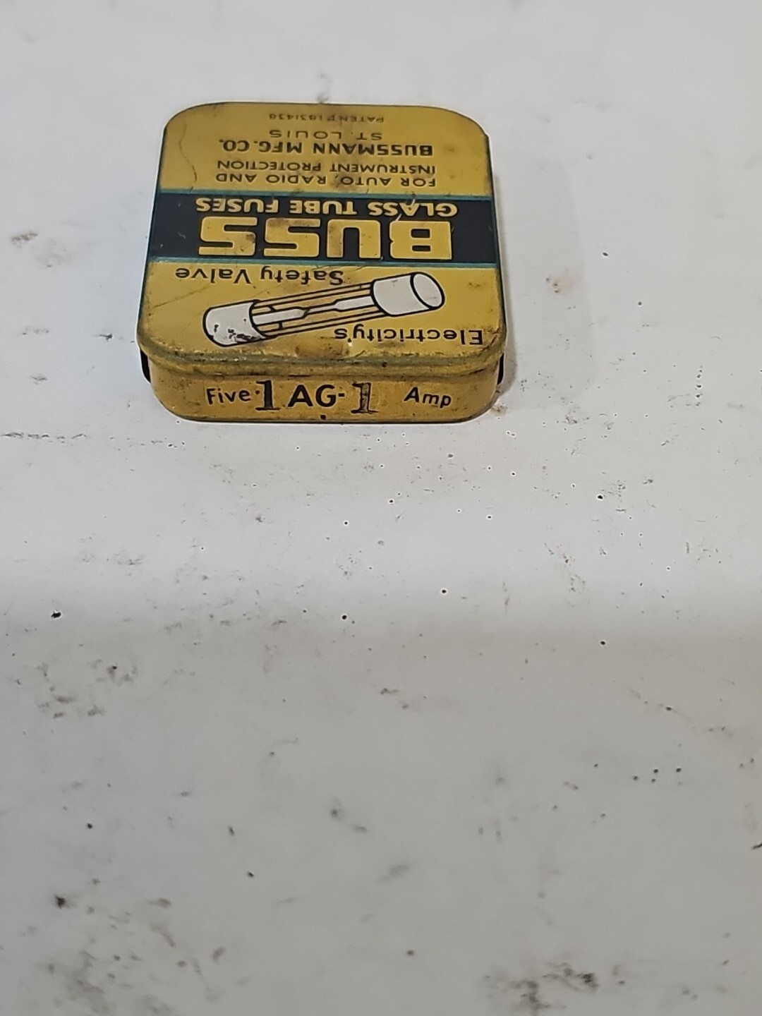 VINTAGE BUSS GLASS TUBE FUSES- BUSSMAN AG 1 - (1 Pkg Of 5 Fuses) - Image 3